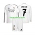 Real Madrid Thuis Tenue Kinder Voetbalshirts Vinicius Junior 7 2024-2025 Lange Mouwen