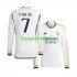 Real Madrid Thuis Tenue Heren Voetbalshirts Vinicius Junior 7 2023-2024 Lange Mouwen