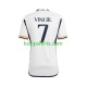 Real Madrid Thuis Tenue Heren Voetbalshirts Vinicius Junior 7 2023-2024 Korte Mouwen
