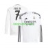 Real Madrid Thuis Wit Tenue Heren Voetbalshirts Vinicius Junior 7 2024-2025 Lange Mouwen