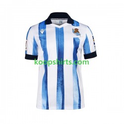 Real Sociedad Thuis Tenue Heren Voetbalshirts 2023-2024 Korte Mouwen