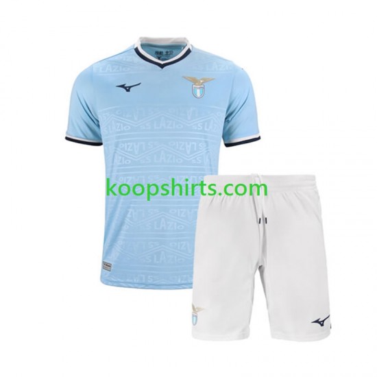 SS Lazio Thuis Tenue Kinder Voetbalshirts 2024-2025 Korte Mouwen SS Lazio Thuis Tenue Kinder Voetbalshirts 2024-2025 Korte Mouwen