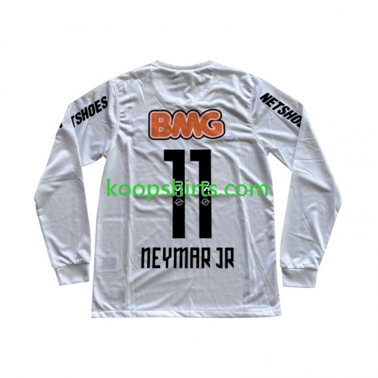 Santos FC Retro Thuis Tenue Heren Voetbalshirts Neymar JR 11 2011-2012 Lange Mouwen Santos FC Retro Thuis Tenue Heren Voetbalshirts Neymar JR 11 2011-2012 Lange Mouwen