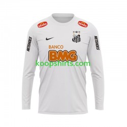 Santos FC Retro Thuis Tenue Heren Voetbalshirts 2011-2012 Lange Mouwen