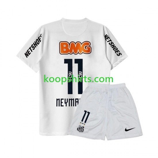 Retro Thuis Tenue Kinder Voetbalshirts Santos Neymar JR 11 2011-2012 Korte Mouwen Retro Thuis Tenue Kinder Voetbalshirts Santos Neymar JR 11 2011-2012 Korte Mouwen