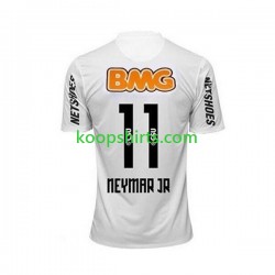 Retro Thuis Tenue Heren Voetbalshirts Santos Neymar JR 11 2011-2012 Korte Mouwen
