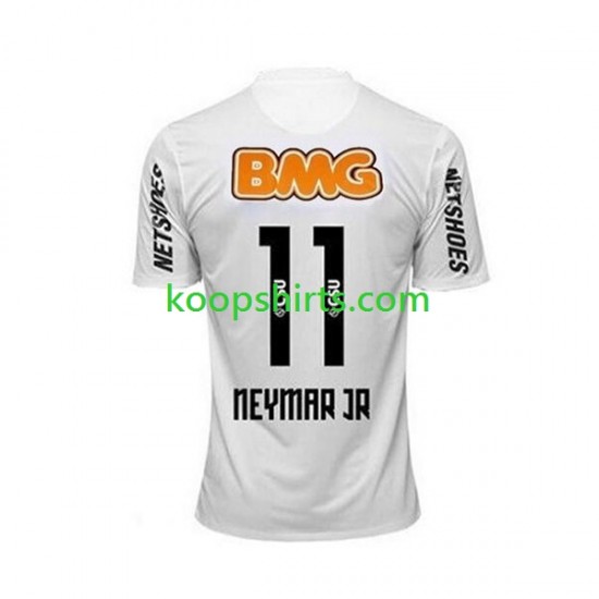 Retro Thuis Tenue Heren Voetbalshirts Santos Neymar JR 11 2011-2012 Korte Mouwen Retro Thuis Tenue Heren Voetbalshirts Santos Neymar JR 11 2011-2012 Korte Mouwen