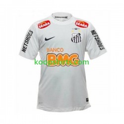 Retro Thuis Tenue Heren Voetbalshirts Santos Neymar JR 11 2011-2012 Korte Mouwen
