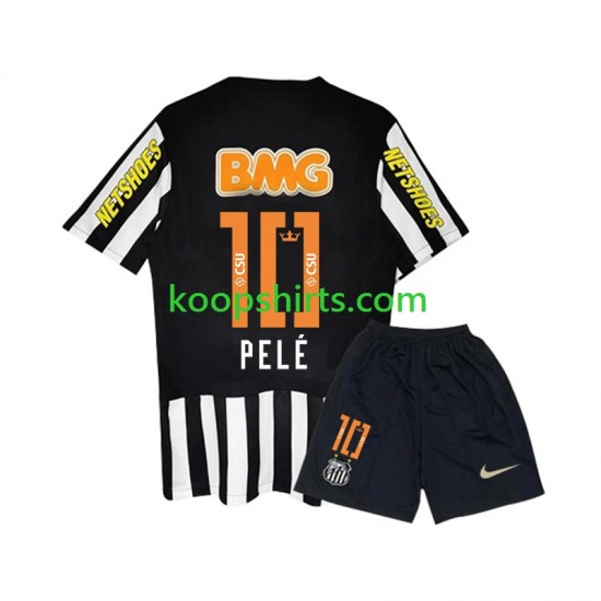 Retro Uit Tenue Kinder Voetbalshirts Santos PELE 10 2011-2012 Korte Mouwen Retro Uit Tenue Kinder Voetbalshirts Santos PELE 10 2011-2012 Korte Mouwen
