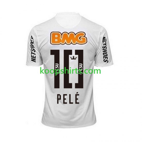 Retro Thuis Tenue Heren Voetbalshirts Santos PELE 10 2011-2012 Korte Mouwen Retro Thuis Tenue Heren Voetbalshirts Santos PELE 10 2011-2012 Korte Mouwen