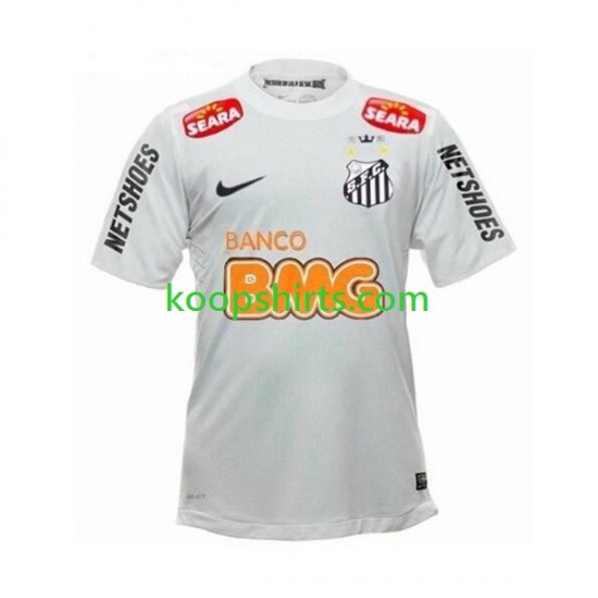 Retro Thuis Tenue Heren Voetbalshirts Santos 2011-2012 Korte Mouwen Retro Thuis Tenue Heren Voetbalshirts Santos 2011-2012 Korte Mouwen