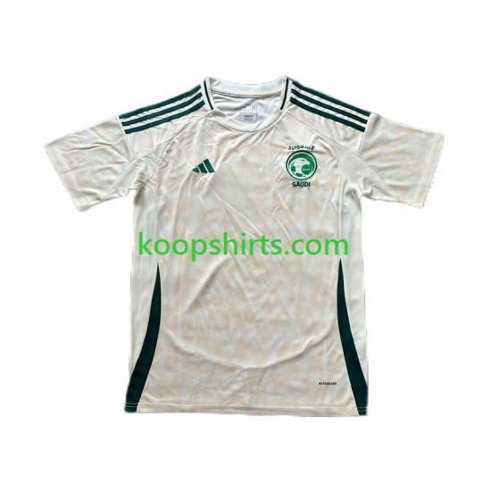 Saoedi-Arabië Uit Tenue Heren Voetbalshirts 2024 Korte Mouwen Saoedi-Arabië Uit Tenue Heren Voetbalshirts 2024 Korte Mouwen
