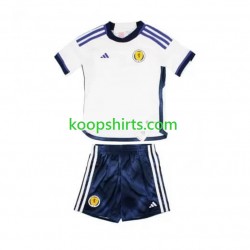 Uit Tenue Kinder Voetbalshirts Schottland 2022 Korte Mouwen