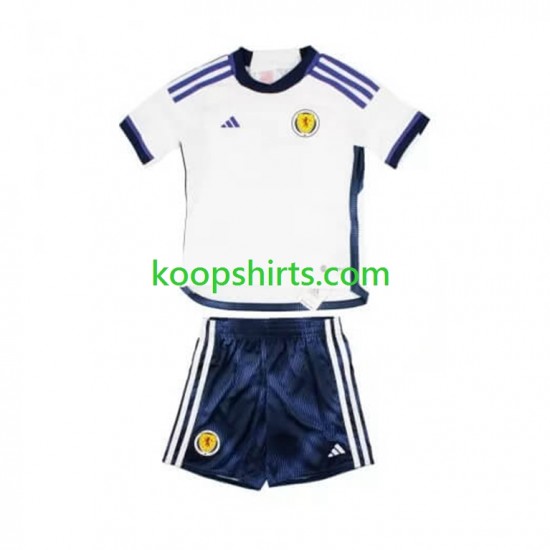 Uit Tenue Kinder Voetbalshirts Schottland 2022 Korte Mouwen Uit Tenue Kinder Voetbalshirts Schottland 2022 Korte Mouwen