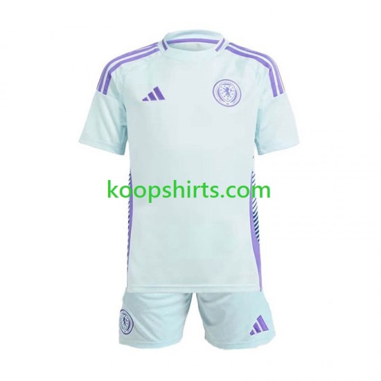 EK 2024 Schotland Uit Tenue Kinder Voetbalshirts Korte Mouwen EK 2024 Schotland Uit Tenue Kinder Voetbalshirts Korte Mouwen