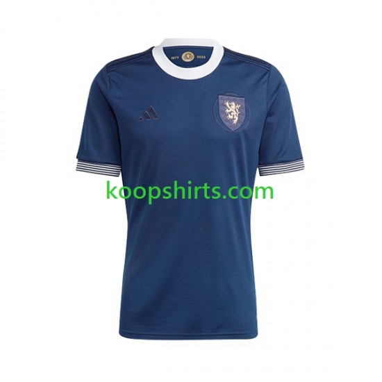 Schotland Thuis Tenue Heren Voetbalshirts 2023 Anniversary Korte Mouwen Schotland Thuis Tenue Heren Voetbalshirts 2023 Anniversary Korte Mouwen
