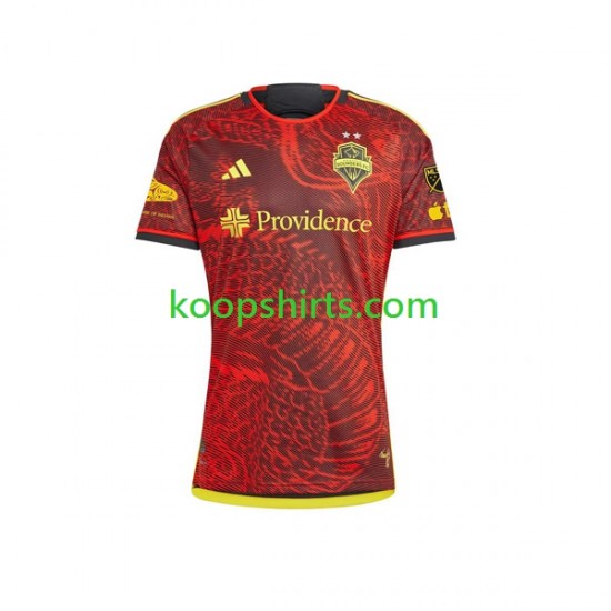 Seattle Sounders FC Uit Tenue Heren Voetbalshirts 2023-2024 Korte Mouwen Seattle Sounders FC Uit Tenue Heren Voetbalshirts 2023-2024 Korte Mouwen