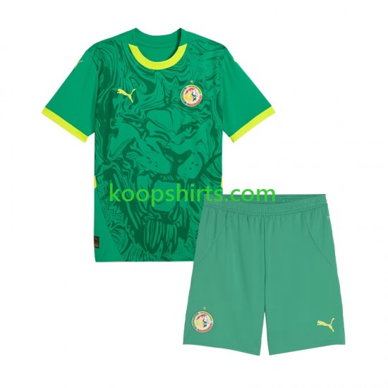 Senegal Uit Tenue Kinder Voetbalshirts 2025 Korte Mouwen Senegal Uit Tenue Kinder Voetbalshirts 2025 Korte Mouwen