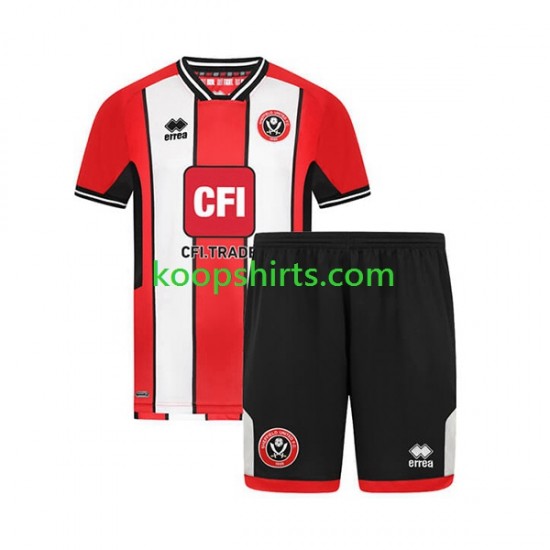 Sheffield United Thuis Tenue Kinder Voetbalshirts 2023-2024 Korte Mouwen Sheffield United Thuis Tenue Kinder Voetbalshirts 2023-2024 Korte Mouwen