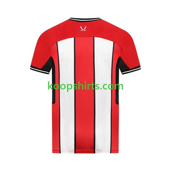Sheffield United Thuis Tenue Heren Voetbalshirts 2023-2024 Korte Mouwen