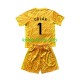 EK 2024 Slovenië Doelman Thuis Geel Tenue Kinder Voetbalshirts Jan Oblak 1 Korte Mouwen EK 2024 Slovenië Doelman Thuis Geel Tenue Kinder Voetbalshirts Jan Oblak 1 Korte Mouwen