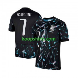 Zuid-Korea Uit Tenue Heren Voetbalshirts Heungmin 7 2024 Korte Mouwen
