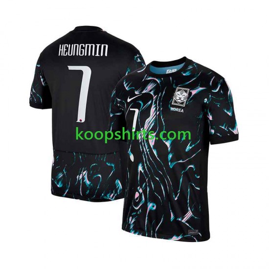 Zuid-Korea Uit Tenue Heren Voetbalshirts Heungmin 7 2024 Korte Mouwen Zuid-Korea Uit Tenue Heren Voetbalshirts Heungmin 7 2024 Korte Mouwen