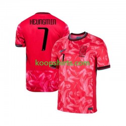 Zuid-Korea Thuis Tenue Heren Voetbalshirts Heungmin 7 2024 Korte Mouwen