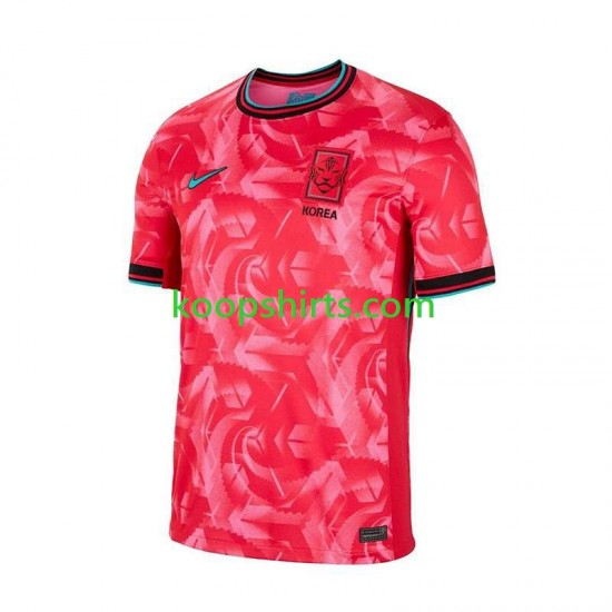 Zuid-Korea Thuis Tenue Heren Voetbalshirts 2024 Korte Mouwen Zuid-Korea Thuis Tenue Heren Voetbalshirts 2024 Korte Mouwen