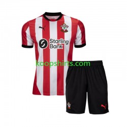 Southampton Thuis Tenue Kinder Voetbalshirts 2024-2025 Korte Mouwen