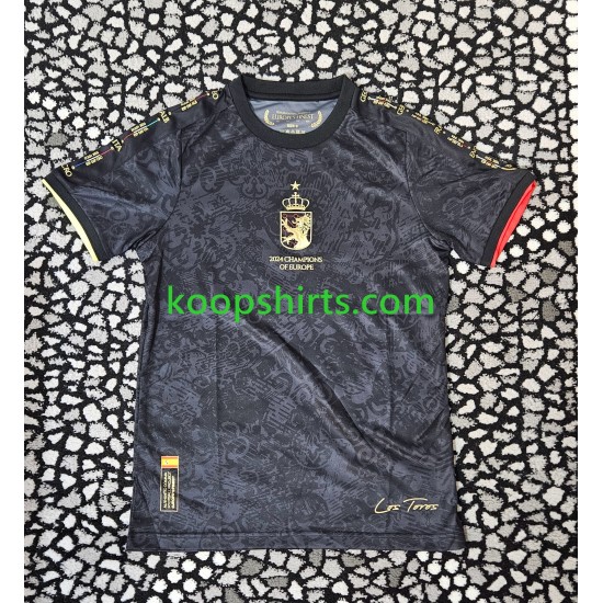 Spanje Tenue Heren Voetbalshirts 2024 Champions Of Europe Korte Mouwen Spanje Tenue Heren Voetbalshirts 2024 Champions Of Europe Korte Mouwen