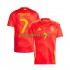 EK 2024 Spanje Thuis Tenue Heren Voetbalshirts Alvaro Morata 7 Korte Mouwen