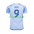 WK 2022 Spanje Uit Tenue Heren Voetbalshirts Gavi 9 Korte Mouwen