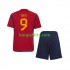 WK 2022 Spanje Thuis Tenue Kinder Voetbalshirts Gavi 9 Korte Mouwen