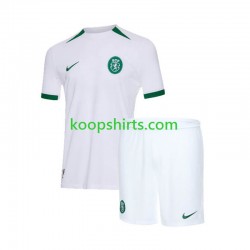 Sporting CP Uit Tenue Kinder Voetbalshirts 2024-2025 Korte Mouwen