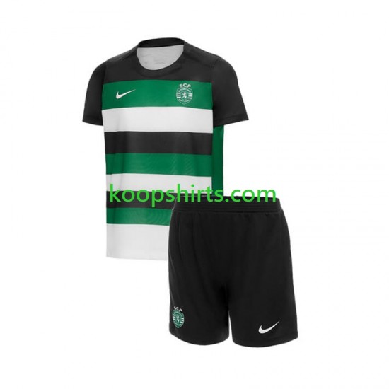 Sporting CP Thuis Tenue Kinder Voetbalshirts 2024-2025 Korte Mouwen Sporting CP Thuis Tenue Kinder Voetbalshirts 2024-2025 Korte Mouwen