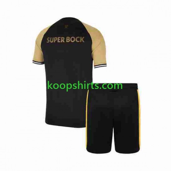 Sporting CP Derde Tenue Kinder Voetbalshirts 2023-2024 Korte Mouwen