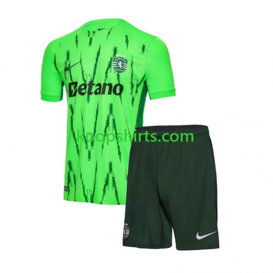 Sporting CP Derde Tenue Kinder Voetbalshirts 2024-2025 Korte Mouwen Sporting CP Derde Tenue Kinder Voetbalshirts 2024-2025 Korte Mouwen