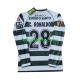 Sporting CP Retro Thuis Tenue Heren Voetbalshirts Cristiano Ronaldo 28 2001 2003 Lange Mouwen Sporting CP Retro Thuis Tenue Heren Voetbalshirts Cristiano Ronaldo 28 2001 2003 Lange Mouwen