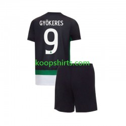 Sporting CP Thuis Tenue Kinder Voetbalshirts Gyokeres 9 2024-2025 Korte Mouwen
