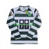 Sporting CP Retro Thuis Tenue Heren Voetbalshirts 2001 2003 Lange Mouwen