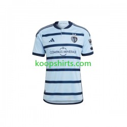 Sporting Kansas City Thuis Tenue Heren Voetbalshirts 2023-2024 Korte Mouwen