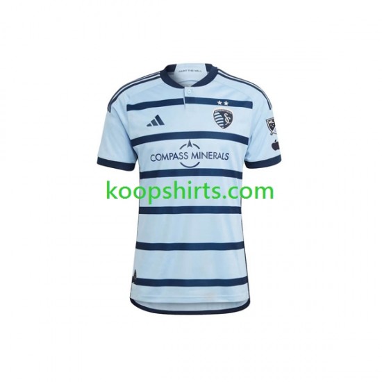 Sporting Kansas City Thuis Tenue Heren Voetbalshirts 2023-2024 Korte Mouwen Sporting Kansas City Thuis Tenue Heren Voetbalshirts 2023-2024 Korte Mouwen