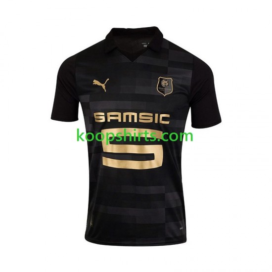 Stade Rennais Derde Zwart Tenue Heren Voetbalshirts 2023-2024 Korte Mouwen Stade Rennais Derde Zwart Tenue Heren Voetbalshirts 2023-2024 Korte Mouwen