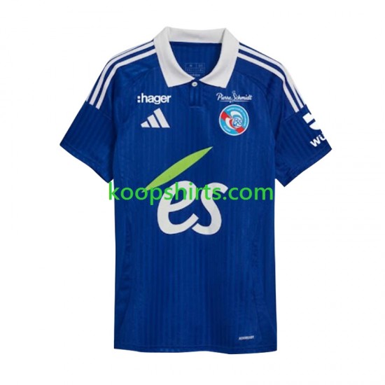 Strasbourg Thuis Tenue Heren Voetbalshirts 2024-2025 Korte Mouwen Strasbourg Thuis Tenue Heren Voetbalshirts 2024-2025 Korte Mouwen