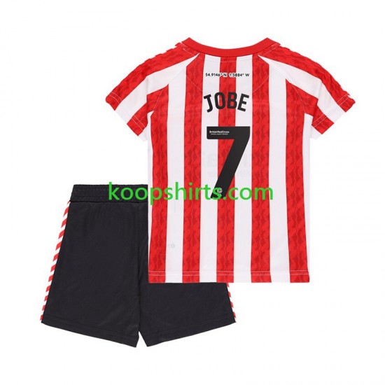 Thuis Tenue Kinder Voetbalshirts Sunderland Jobe Bellingham 7 2024-2025 Korte Mouwen Thuis Tenue Kinder Voetbalshirts Sunderland Jobe Bellingham 7 2024-2025 Korte Mouwen