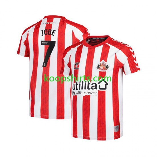 Thuis Tenue Heren Voetbalshirts Sunderland Jobe Bellingham 7 2024-2025 Korte Mouwen Thuis Tenue Heren Voetbalshirts Sunderland Jobe Bellingham 7 2024-2025 Korte Mouwen