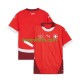 EK 2024 Zwitserland Thuis Rood Tenue Heren Voetbalshirts Korte Mouwen EK 2024 Zwitserland Thuis Rood Tenue Heren Voetbalshirts Korte Mouwen
