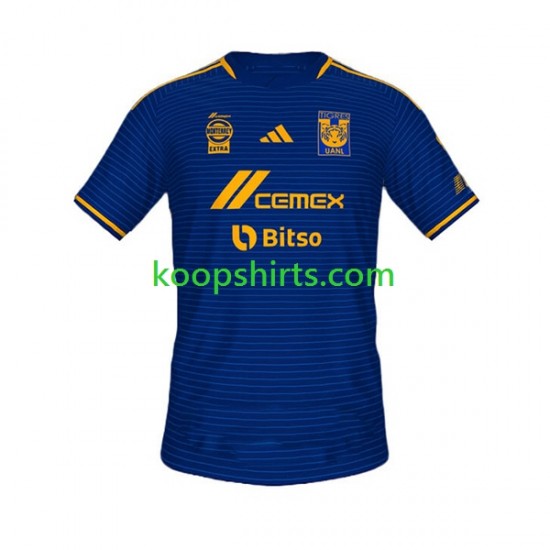 Tigres UANL Uit Tenue Heren Voetbalshirts 2023-2024 Korte Mouwen Tigres UANL Uit Tenue Heren Voetbalshirts 2023-2024 Korte Mouwen