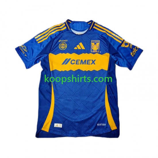 Tigres UANL Uit Tenue Heren Voetbalshirts 2024-2025 Korte Mouwen Tigres UANL Uit Tenue Heren Voetbalshirts 2024-2025 Korte Mouwen